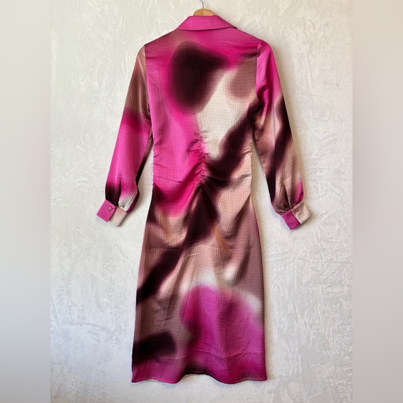 Baum und Pferdgarten Anthropologie pink Abira Dress size 0 NWT - Picture 11 of 14